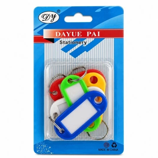 Brelok Zawieszka do Kluczy Metalowy Identyfikator Organizator - 5 sztuk