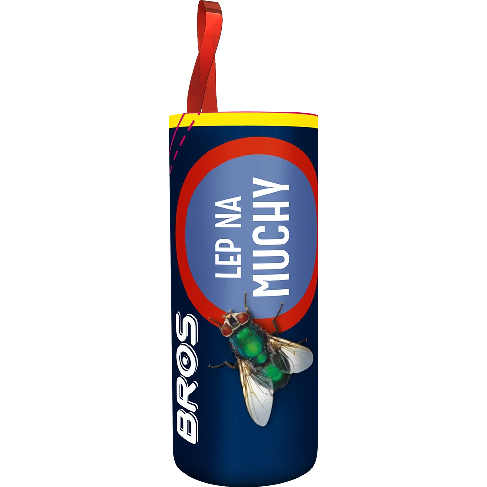 Bros Lep Okrągły na Muchy Pułapka na Owady Muchy 1szt.