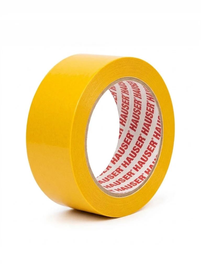 Hauser Taśma dwustronna klejąca do dywanów wykładzin żółta 48mm x 25m