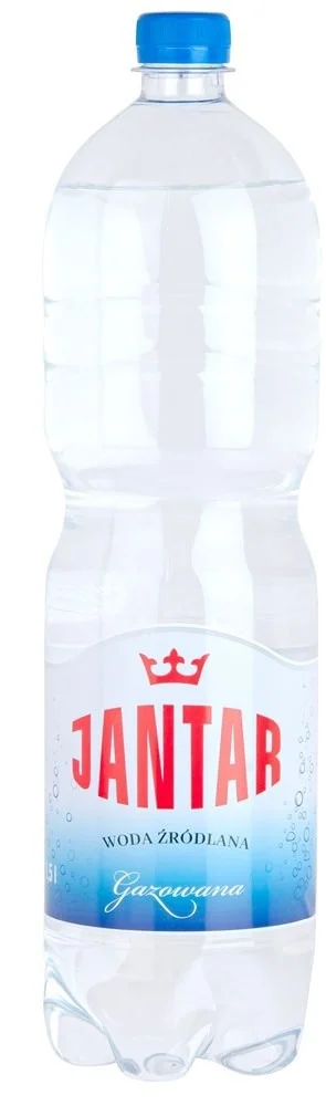 Jantar woda źródlana gazowana 1,5 l PET