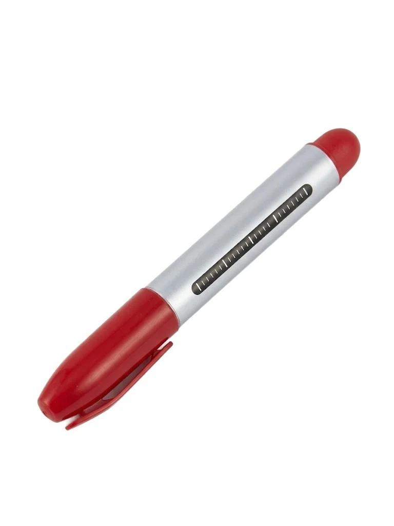 Marker Permanentny Czerwony Wodoodporny Pisak Niezmywalny 14 cm
