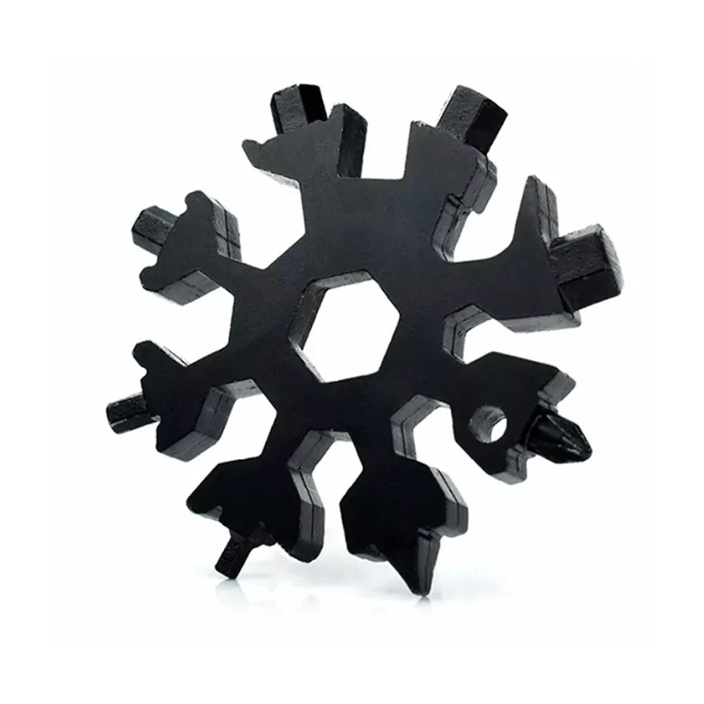 Multitool klucz wielofunkcyjny śnieżynka snow 18w1 czarny