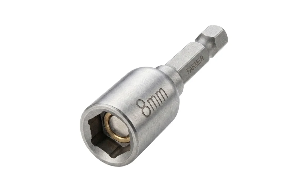 Nasadka Magnetyczna 8mm do Wkrętów Farmerów Końcówka FARMER