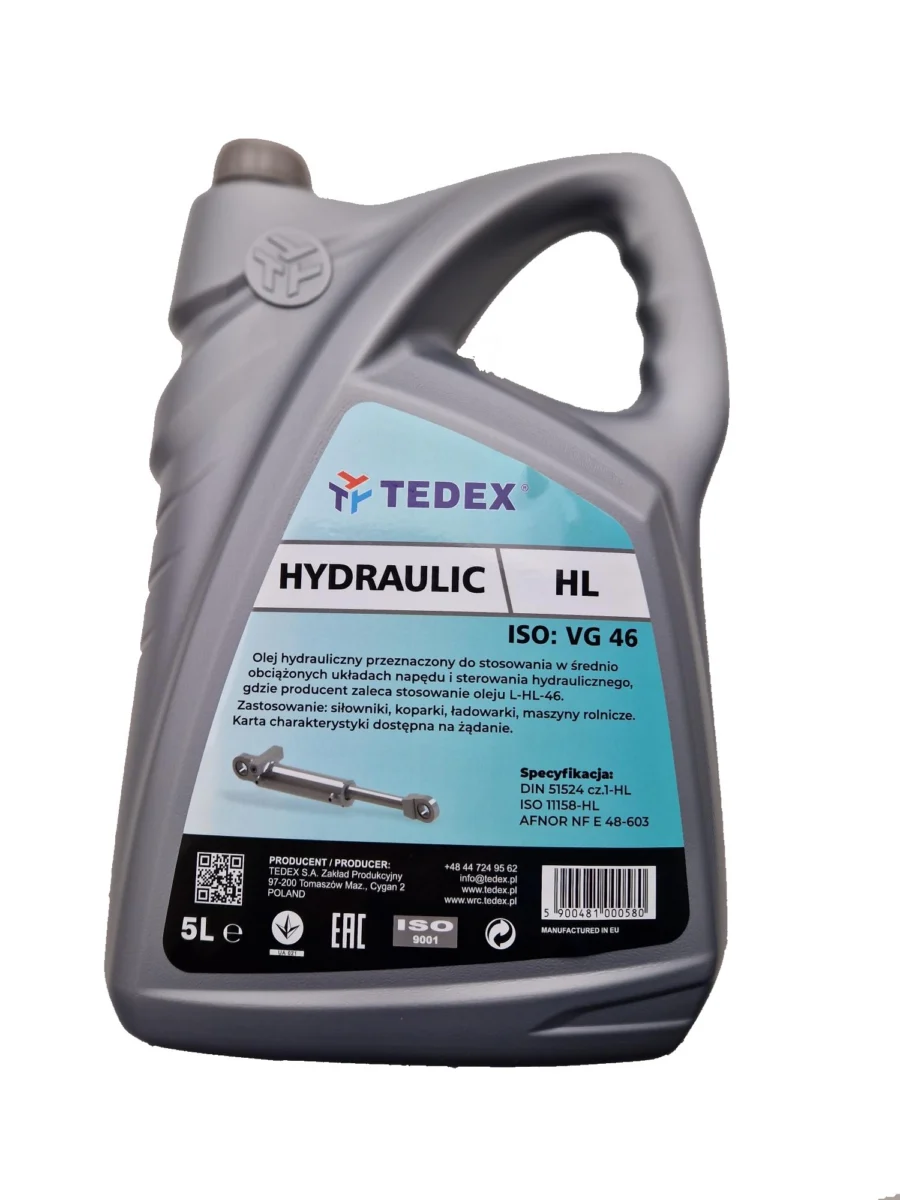 Olej hydrauliczny Tedex 48 ISO HL 5L mineralny