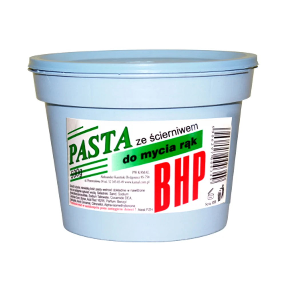 Pasta BHP do mycia rąk ze ścierniwem 500 g