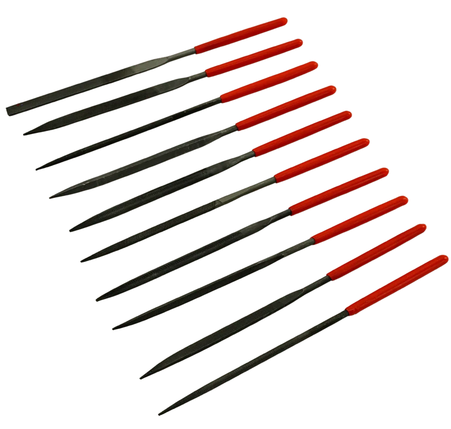 PILNIKI IGLAKI ZESTAW 10 szt. 3x140 DIAMENTOWE STAL