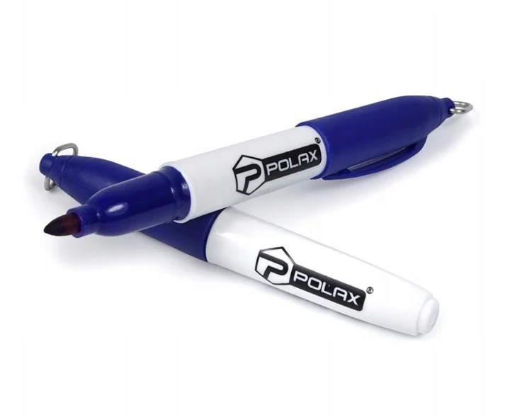 Polax Marker flamaster mini budowlany, permanentny niebieski 1 SZTUKA