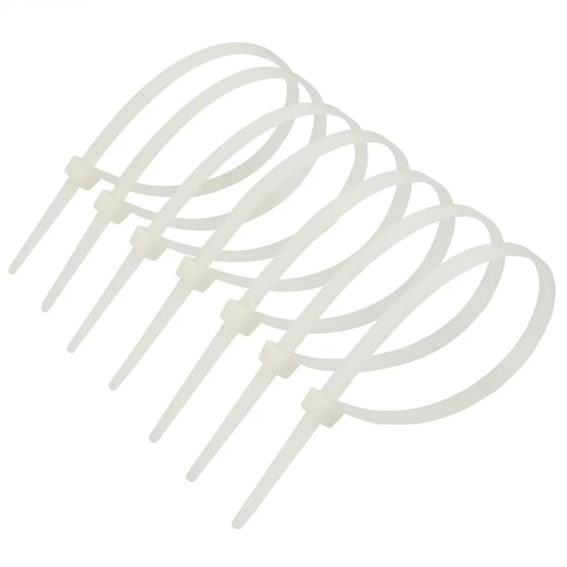 Polax Opaska kablowa trytytka 3 x 150mm, biała 100 szt