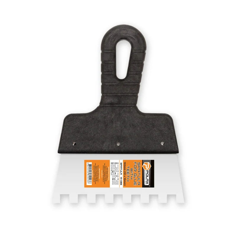 Polax Szpachla ze stali nierdzewnej do kleju z zębami 150mm, ząb 10 x 10 mm