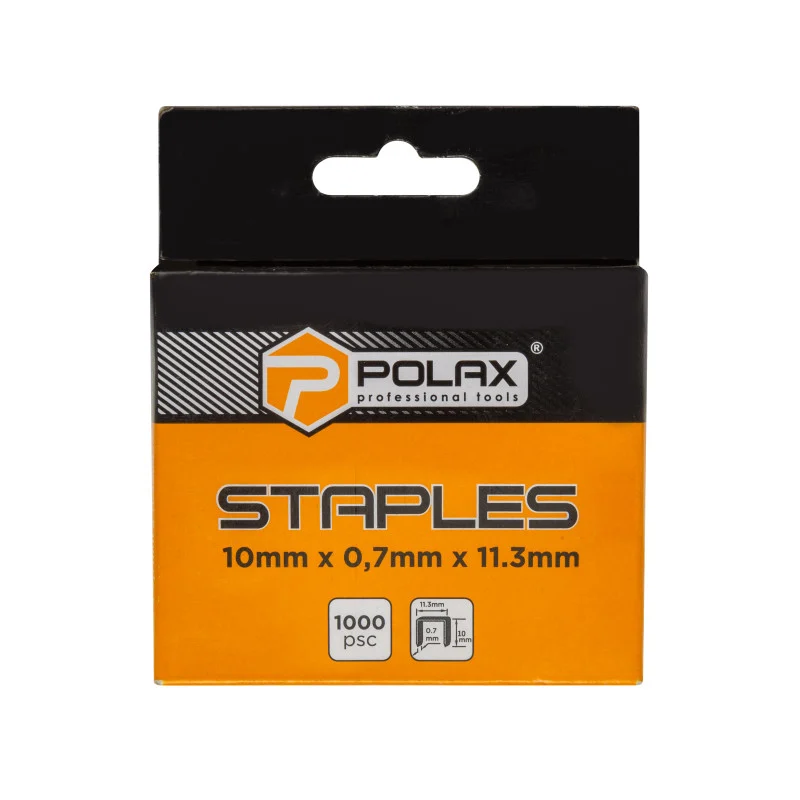 Polax Zszywki A53 10 x 11,3 mm, 1000 szt.