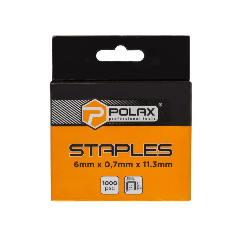 Polax Zszywki A53 6 * 11,3 mm, 1000 szt.
