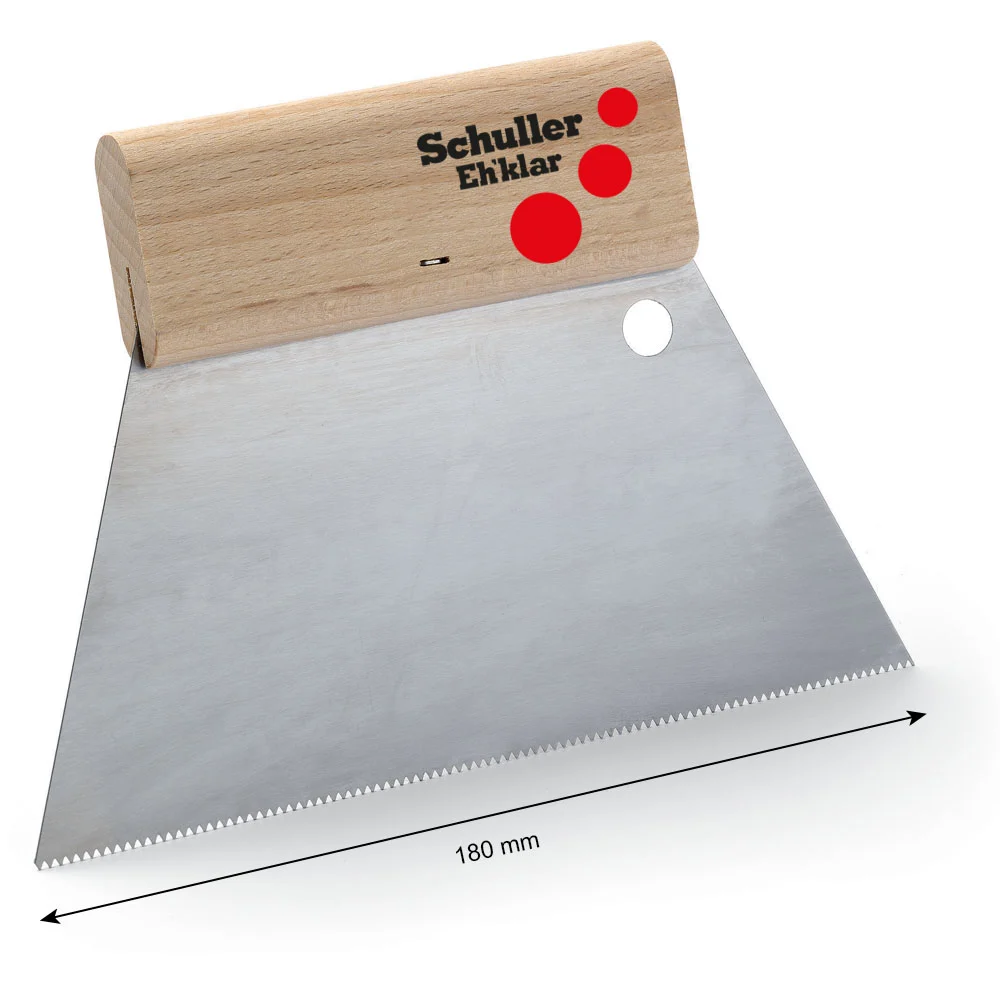 Schuller Karo TKB A2 Szpachla ząbkowana do nanoszenia spoiw kleju 180mm