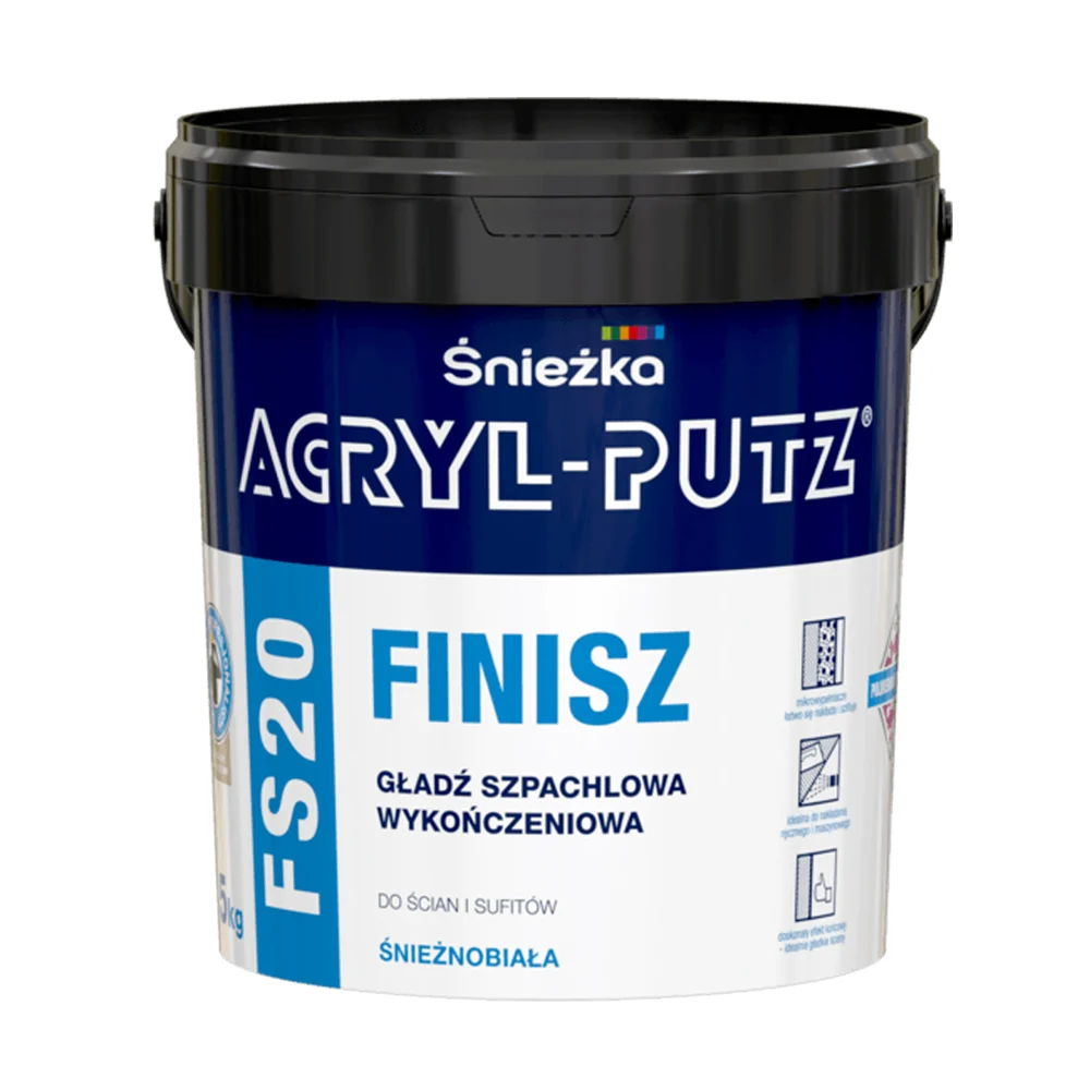 Śnieżka Gładź Szpachlowa Wykończeniowa Acryl Putz 1,5kg