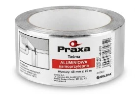 TAŚMA ALUMINIOWA KOMINKOWA TERMICZNA 48mm x 20m Praxa