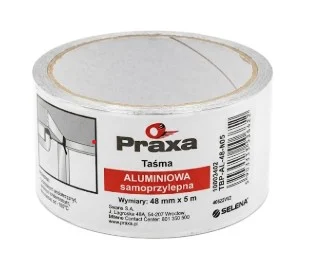 TAŚMA ALUMINIOWA KOMINKOWA TERMICZNA 48mm x 5m Praxa