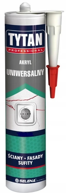Tytan Akryl uniwersalny biały 280 ml