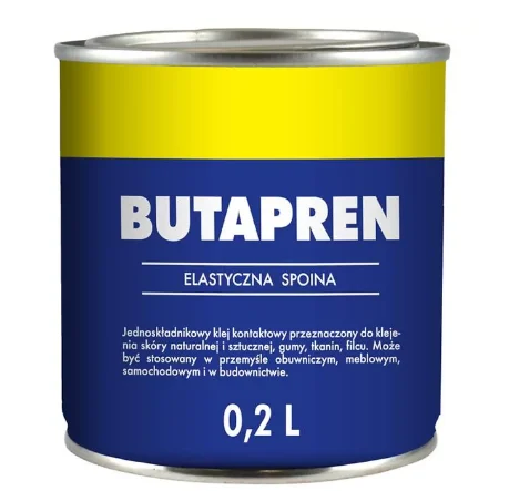 Tytan Butapren Klej do obuwia skóry tkanin 200ml