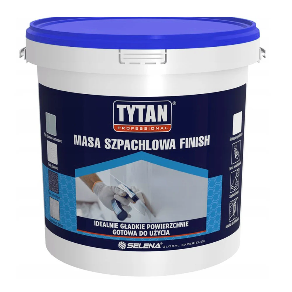 Tytan Finish Masa szpachlowa akrylowa gładź biała 7kg