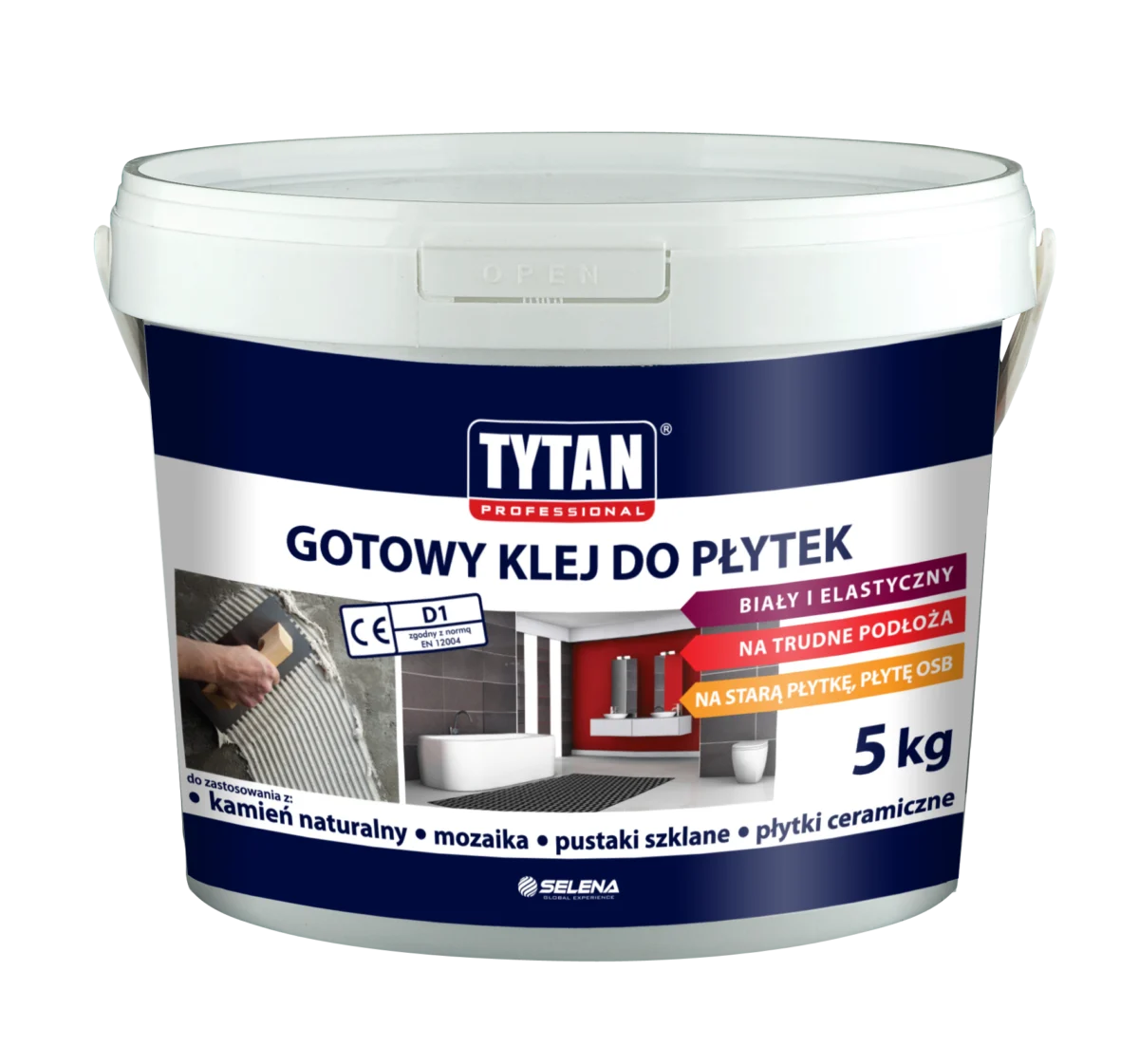 Tytan gotowy klej dyspersyjny do płytek 5 kg