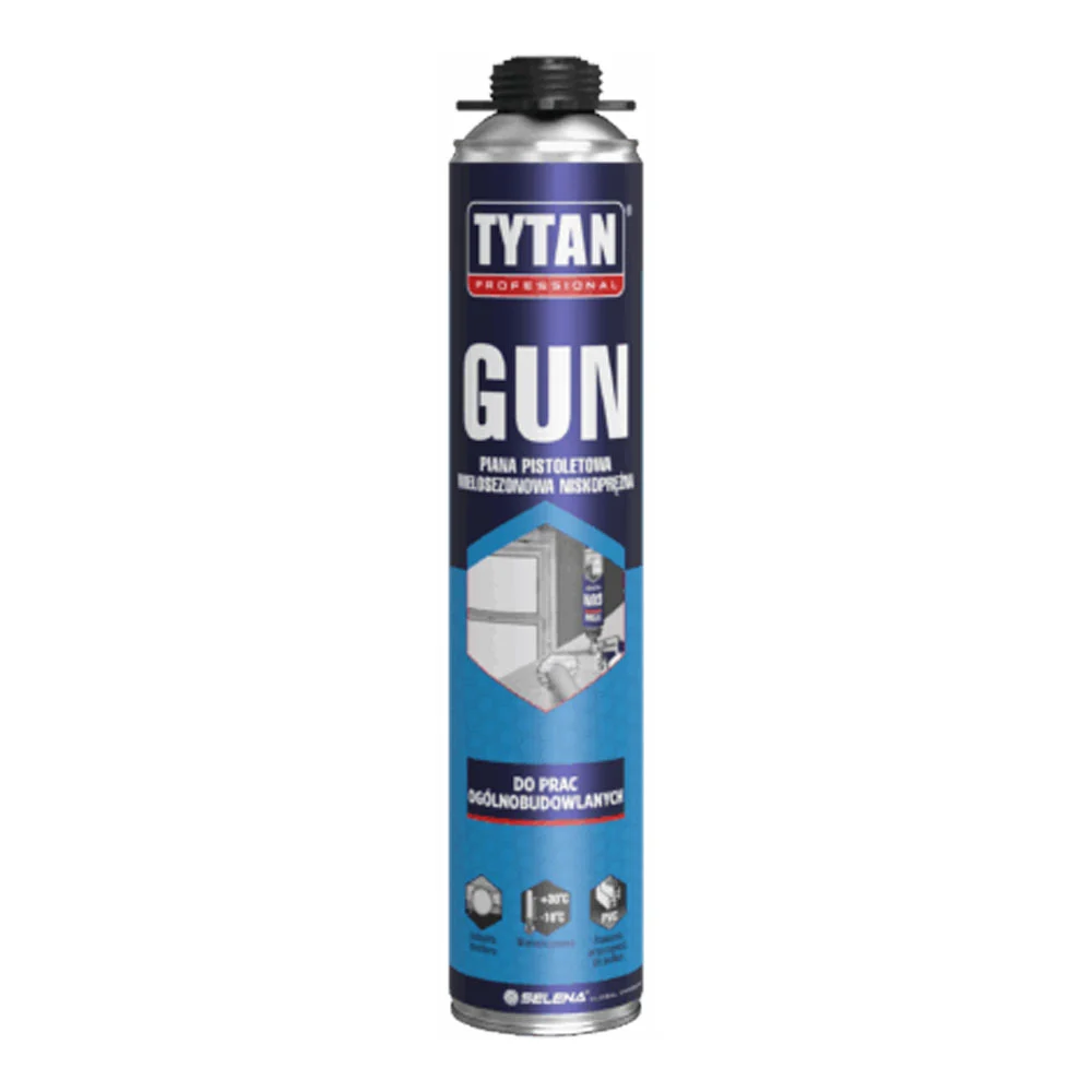 Tytan GUN Piana pianka pistoletowa wielosezonowa niskoprężna 750 ml