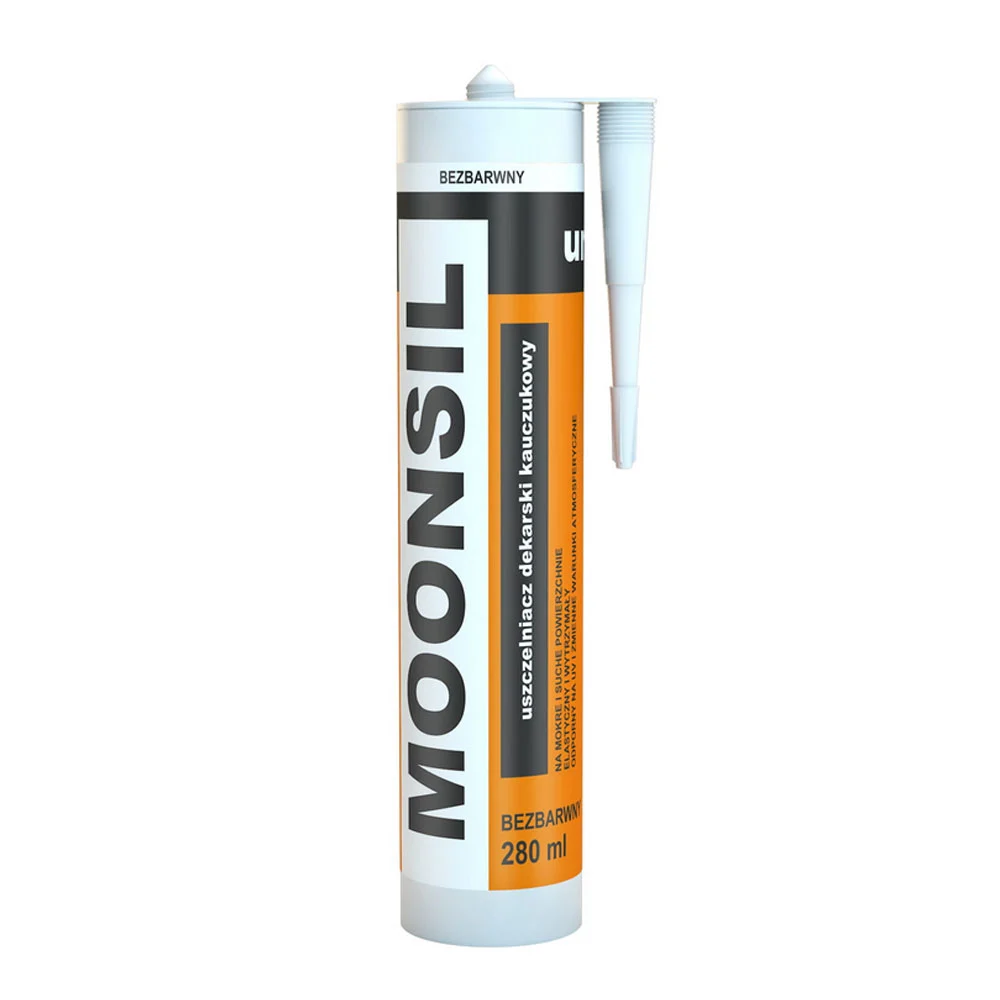 Universum Moonsil Uszczelniacz dekarski kauczukowy bezbarwny 280ml