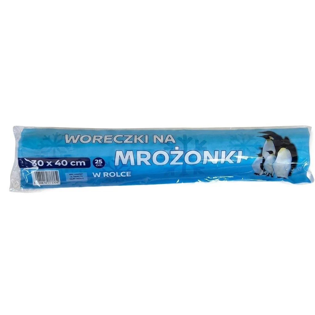 Woreczki do mrożenia żywności, wytrzymałe, 25 sztuk, 30 x 40 cm