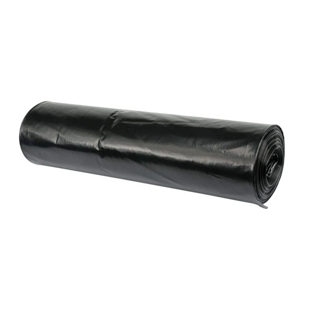 Worki budowlane LD na gruz czarne grube mocne 70/20*150cm 10szt.