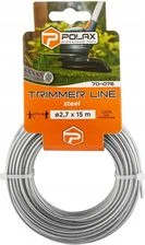 Żyłka do podkaszarki z rdzeniem stalowym 2,7mm 15m Polax